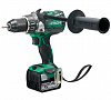 Дрель-шуруповерт акк.DS14DBL(14,4В, 13мм) HITACHI (52нм,Li-ion 2x4.0Ач, макс.1500об/мин, 2кг)