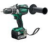 Дрель-шуруповерт акк.DS14DBL(14,4В, 13мм) HITACHI (52нм,Li-ion 2x4.0Ач, макс.1500об/мин, 2кг)