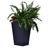 Кашпо Rattan Planter M графит 55,4л (38,5x38,5x57)